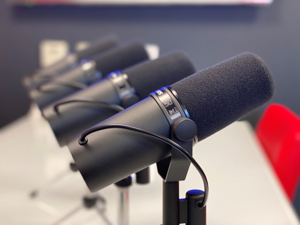 SM7 broadcast en podcast microfoon.